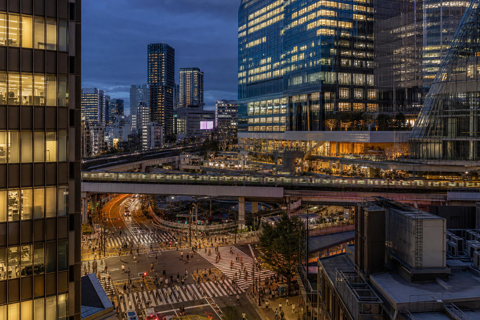 Tokyo travel scene