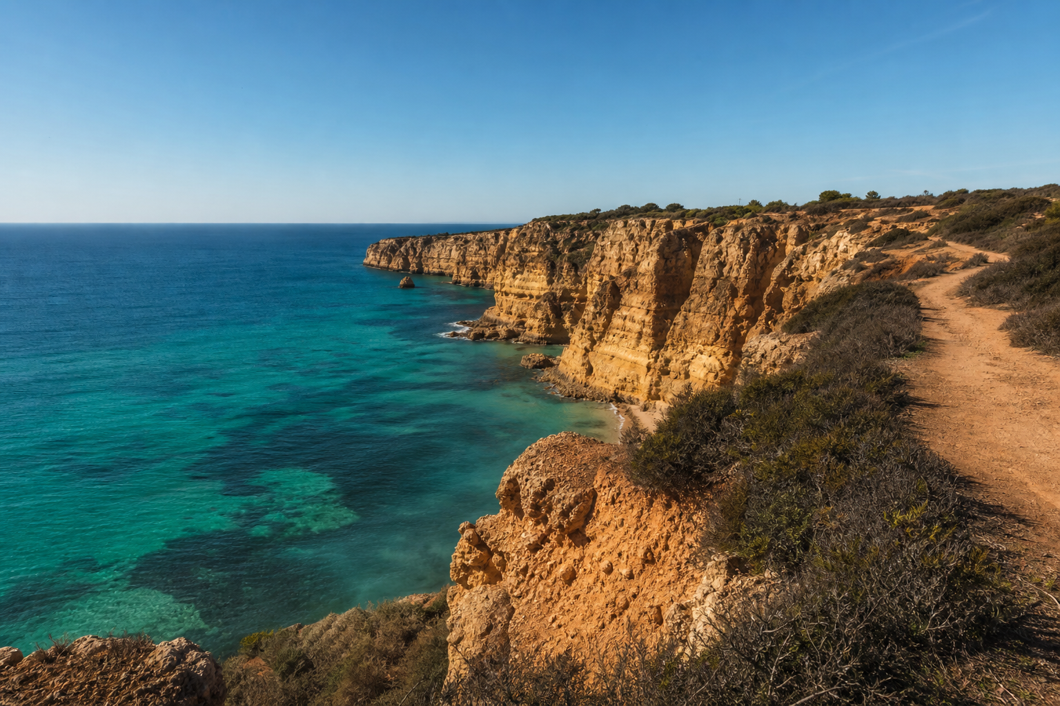 Algarve travel scene